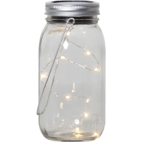 Solcellslykta Jamjar | hängande lykta | 0.3W [Star Trading] 361305