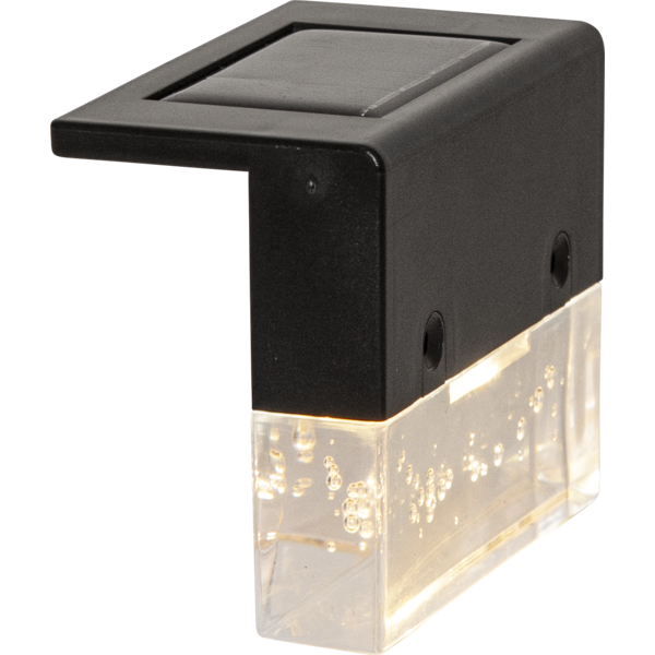 Solcellsvägglampa Bubbly Fence | 0,3W | 4st [Star Trading] 501786 - 4