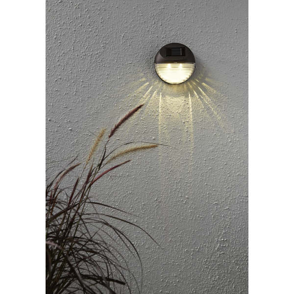 Solcellsvägglampa Fency | 0.13W | 3st [Star Trading] 361312 - 3