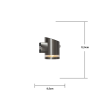 Solcellsvägglampa Venicini | 0,5W [Star Trading] 501798 - 5