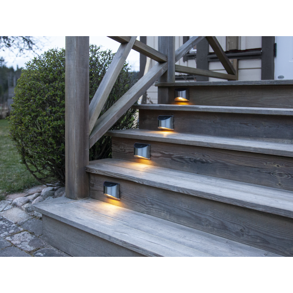 Solcellsvägglampa Wally | 0.18W | 2st [Star Trading] 361311 - 6