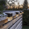 Solcellsvägglykta Bubbly Fence | 0,3W | 4st [Star Trading] 501786 - 2