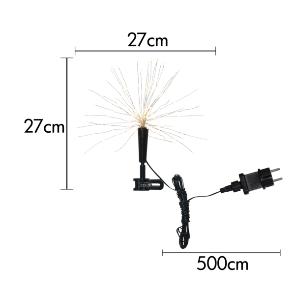 Toppstjärna Firework | 120 lampor [Star Trading] 501868 - 3