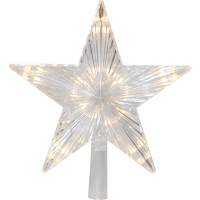 Toppstjärna Topsy | 10 lampor | transparent [Star Trading] 501870