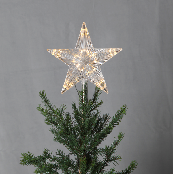 Toppstjärna Topsy | 10 lampor | transparent [Star Trading] 501870 - 2