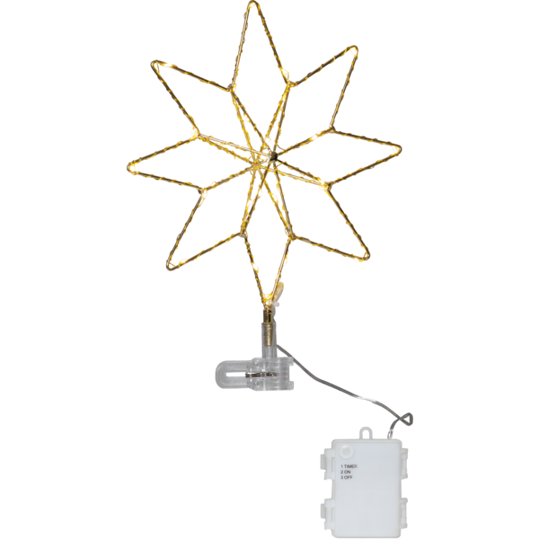 Toppstjärna Topsy | 28 lampor | guld [Star Trading] 501869 - 1