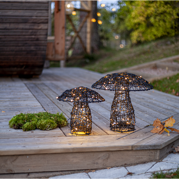 Utomhusdekoration Otto | svart | 25cm [Star Trading] 501739 - 2