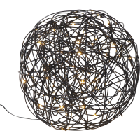 Utomhusdekoration Trassel | svart | 30x30cm [Star Trading] 501745