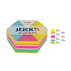 Stick'n Die-Cut-lappar 61mm x 70mm | hexagon neonmix | 250 ark 201733 - 2
