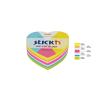 Stick'n Die-Cut-lappar hjärta 61mm x 70mm | neonmix | 250 ark 201848 - 2
