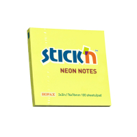 Stick'n Notes 76mm x 76mm | neongul | 4 x 45 ark 201715