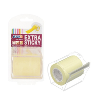 Stick'n Post-it lappar 50mm x 10m | Stick'n roll | gul | på rulle med dispenser 21690 201769