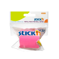 Stick'n Post-it lappar 50mm x 10m | Stick'n roll | magenta | refill 21444 201777
