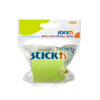 Stick'n Post-it lappar 50mm x 10m | Stick'n roll | neongrön | refill 21443 201775