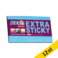 Post-it lappar 76 x 127mm | Stick'n | blå | 90 ark | 12st 201726