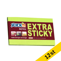 Post-it lappar 76 x 127mm | Stick'n | grön | 90 ark | 12st 201725