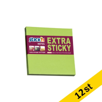 Post-it lappar 76 x 76mm | Stick'n | grön | 90 ark | 12st 201721