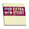 Stick'n extra självhäftande anteckningsblock 76mm x 76mm | pastellgul | 90 ark 201761 - 1