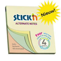Stick'n memoblock 76mm x 76mm | pastellfärgat | 100 ark 201840