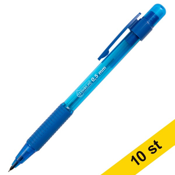 Stiftpenna HB | 0.5mm | 123ink | blå 10st⭐ 301786 - 1