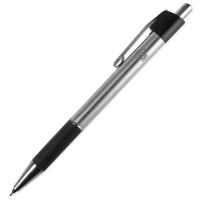 Stiftpenna HB | 0.7mm | 123ink | silver/svart