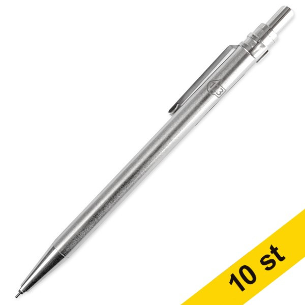 Stiftpenna HB | 0.7mm | 123ink P207 | silver | 10st 301206 - 1