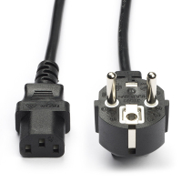 Strömkabel C13 vinklad | 1,05m 501882