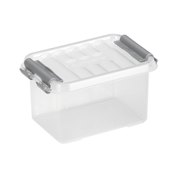 Förvaringslåda 0,4L transparent | Sunware Q-line 216525 - 1