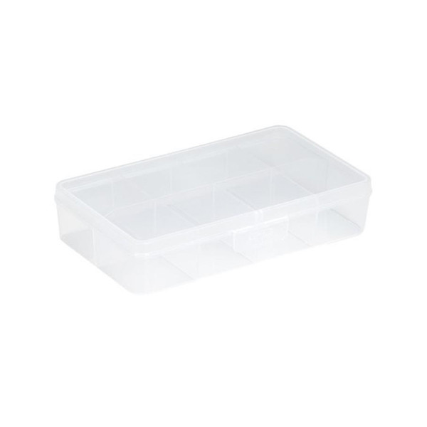 Förvaringslåda 8 fack transparent | Sunware Q-line 216522 - 1