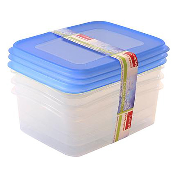 Sunware Fryslådor 1,2L | Sunware Club Cuisine | transparent/blå 3st 76600663 216784 - 4