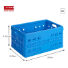 Sunware Hopfällbar låda blå 53x37x26,5cm | 46L 57300611 216552 - 2