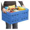 Sunware Hopfällbar låda blå 53x37x26,5cm | 46L 57300611 216552 - 3