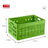 Sunware Hopfällbar låda grön 53x37x26,5cm | 46L 57300661 216555 - 2