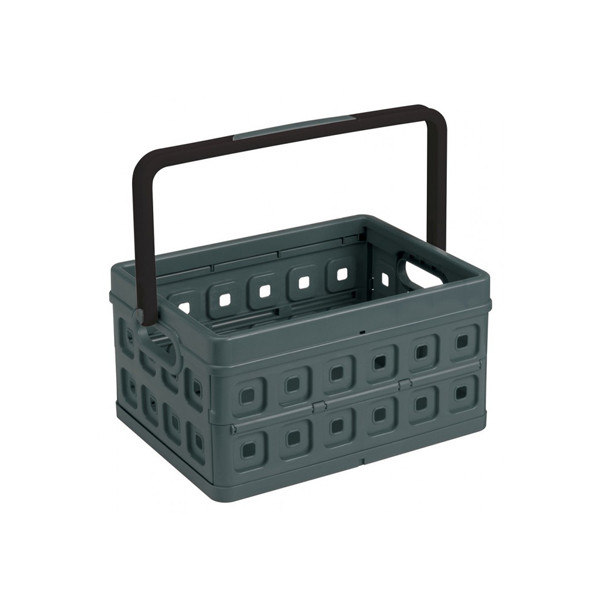 Sunware Hopfällbar låda med handtag antracit/svart 36x31x21,3cm | 24L 57500636 216558 - 1