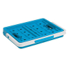 Sunware Hopfällbar låda med handtag blå/vit 36x31x21,3cm | 24L 57500611 216557 - 3