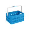Sunware Hopfällbar låda med handtag blå/vit 36x31x21,3cm | 24L 57500611 216557