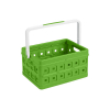 Sunware Hopfällbar låda med handtag grön/vit 36x31x21,3cm | 24L 57500606 216556