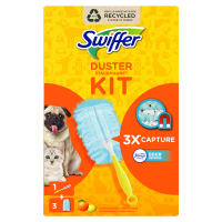 Swiffer Duster Pet Kit | Handtag + 3 refill | Ambi Pur doft SSW00571