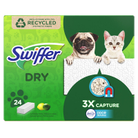 Swiffer Sweeper Dry Pet | Rengöringsdukar refill | 24st SSW00587 Swiffer Sweeper Dry Pet | Rengöringsdukar refill | 24st SSW00587