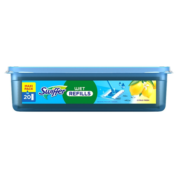 Swiffer Sweeper Wet | Rengöringsdukar refill | Citrus Fresh | 20st SWI00128 - 1