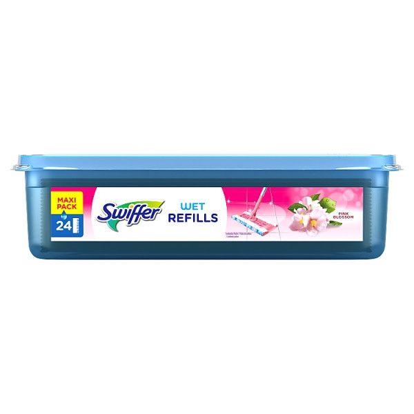 Swiffer Sweeper Wet | Rengöringsdukar refill | Pink Blossom | 24st SWI00142 - 1