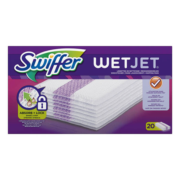 Swiffer WetJet | Rengöringsdukar refill | 20st SSW00536 - 1