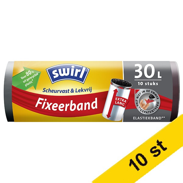 Swirl Soppåse 30L | med fixeringstejp | 10st x10  SSW00089 - 1