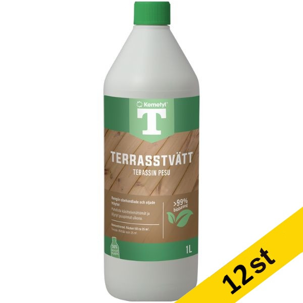 T-Terrasstvätt 1L | Kemetyl | 12st 800207 - 1
