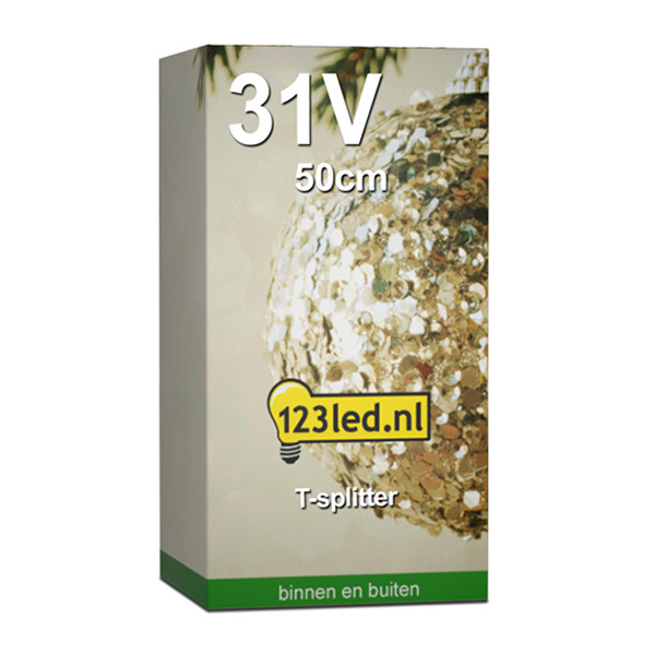 T-koppling till ljusslingor 50cm | 31V [123ink] LDR07139 - 2