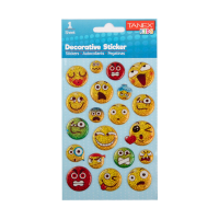 Tanex Klistermärken smileys | Tanex | 1 ark TNX-25015 404119