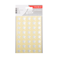 Tanex Klistermärken stjärnor | silver | Tanex | 3x 40st OFC-143 404143