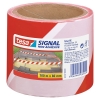 Avspärrningsband 80mm x 100m | Tesa 58137-00000 | röd/vit 202258 - 1