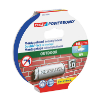 Dubbelhäftande tejp 19mm x 5m | Tesa Powerbond Outdoor 55751-00001-03 203358