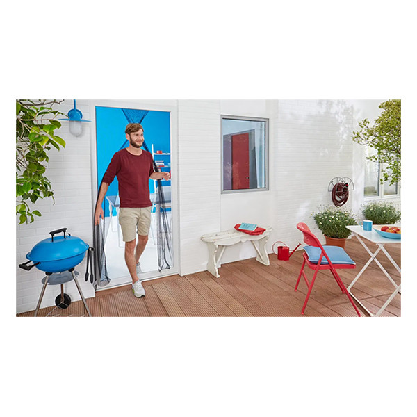 Tesa Insect Stop Comfort myggnät | vit dörr | 2 x (65 x 220cm) STE00018 - 5